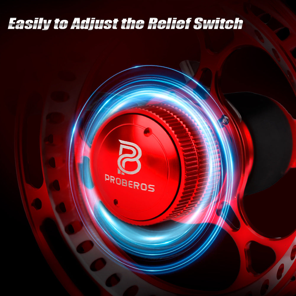 PROBEROS JD99 100mm Full Metal Portable Lightweight Fishing Reel PROBEROS JD99 100mm Full Metal Portable Lightweight Fishing Reel
